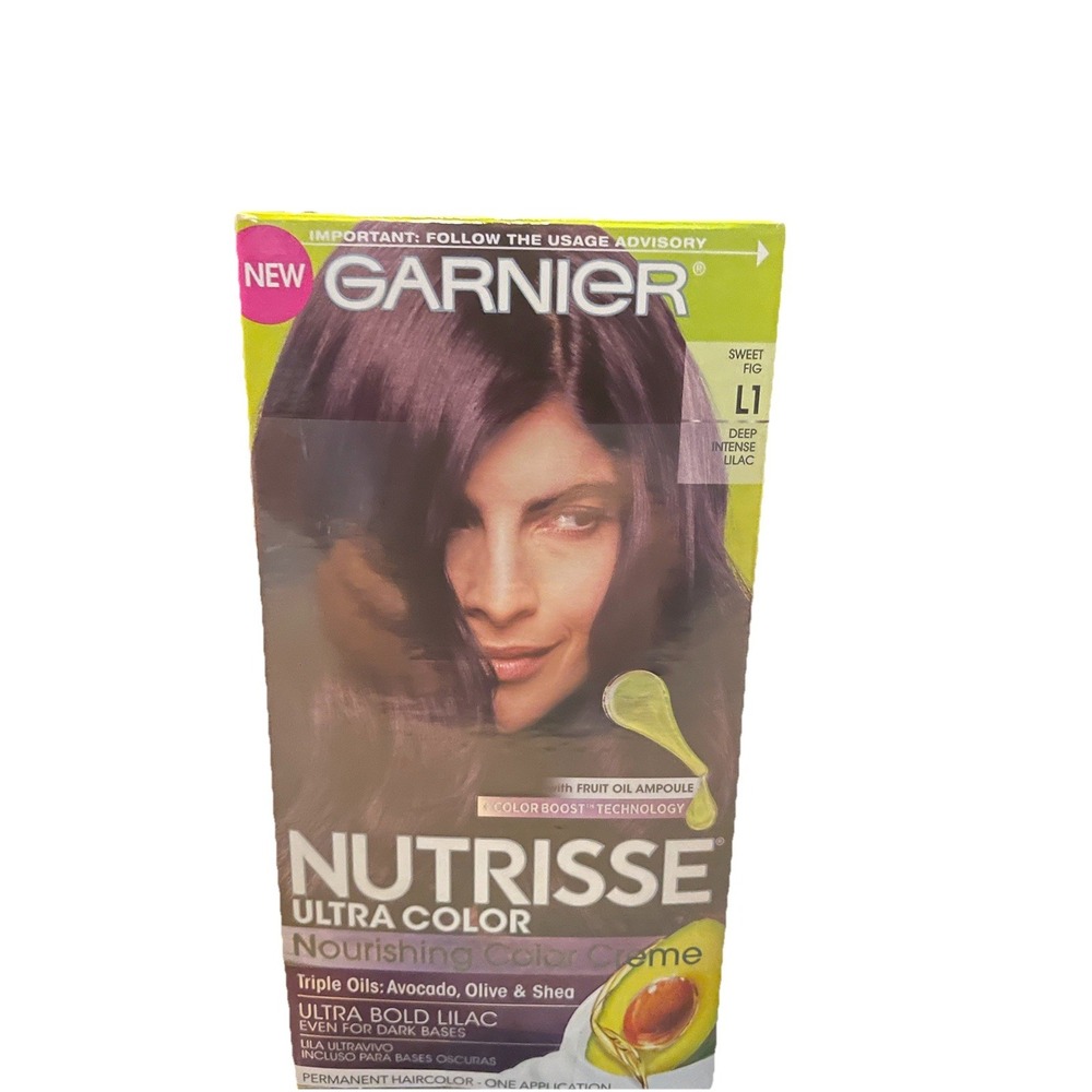 NIB Garnier Nutrisse Ulta Color Ultra Bold Lilac Nourishing Color 3‎ Pack Bundle